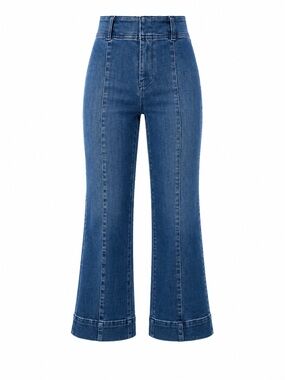 Pilcro Anthropologie High Rise Pintuck Crop Flare Jeans NWT Size 26